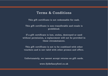 Load image into Gallery viewer, Fylde Fancy Fowl Gift Card